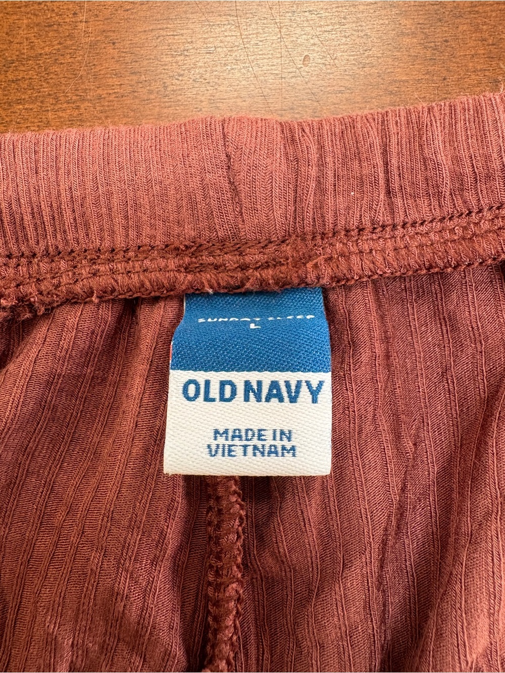 Old Navy Women's Brown Tank & Short Set ladies large - Picture 6 of 7